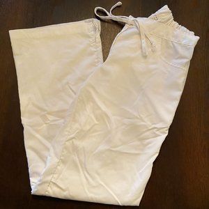 Grey's Anatomy Scrubs Bottoms Small White
